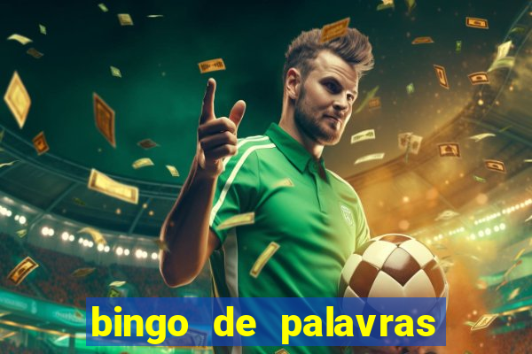 bingo de palavras 3 ano